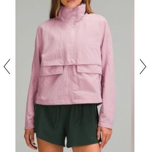 BNWT Lululemon always effortless utility jacket in rose blush